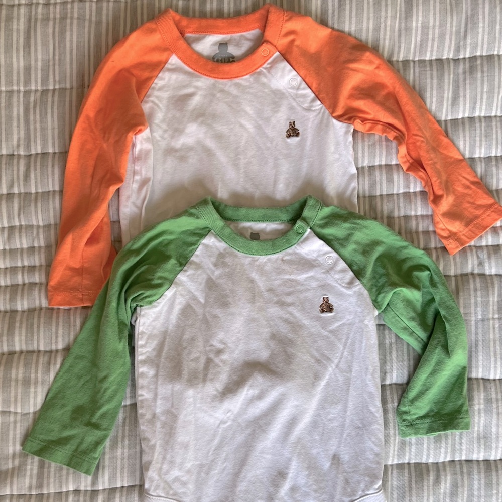 Gap long sleeved onesies